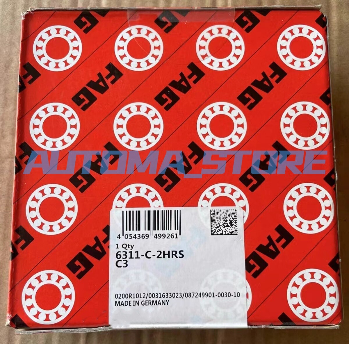 1PC FAG 6311-C-2HRS-C3 Deep Groove Ball Bearing #AM