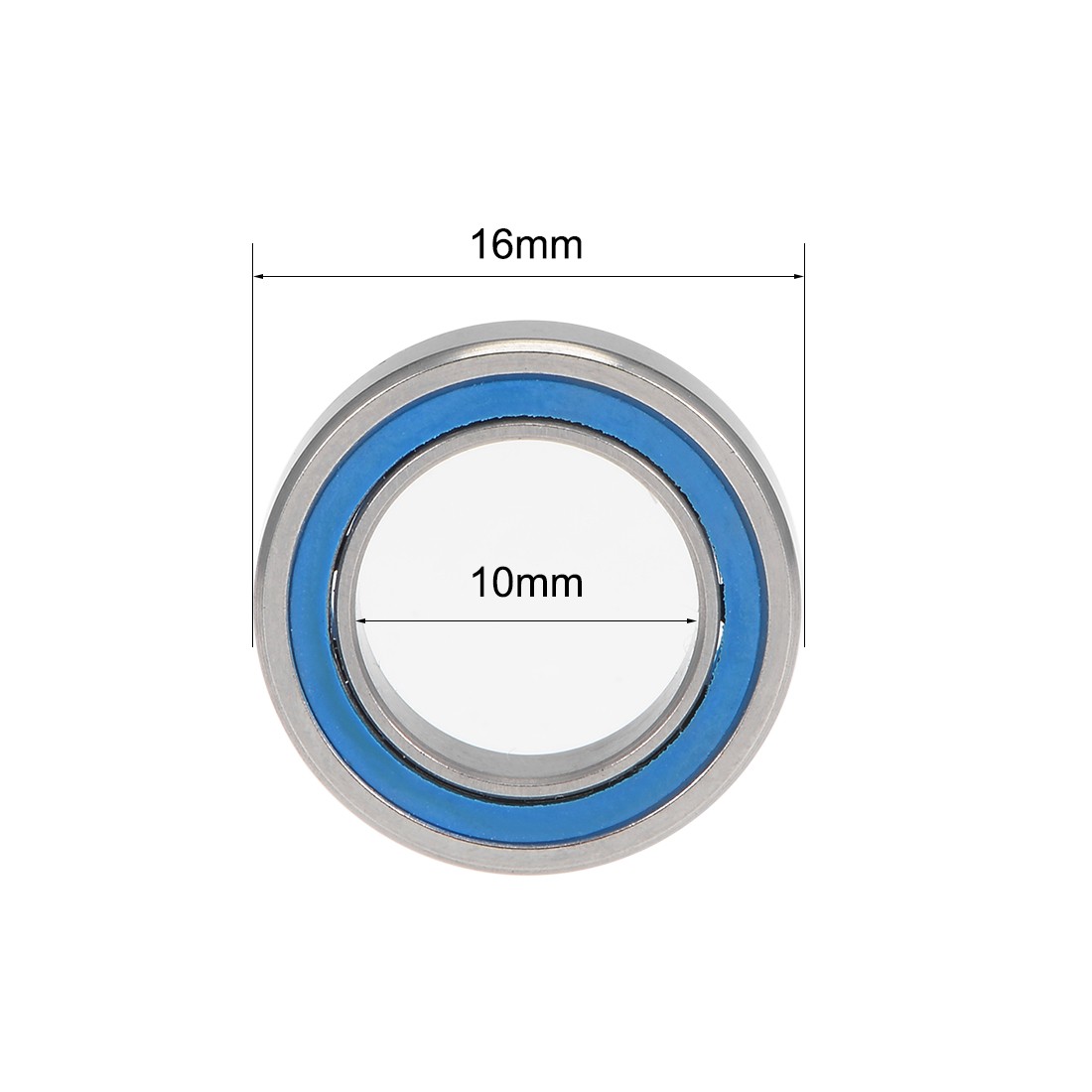 MR1016-2RS Deep Groove Ball Bearing 10x16x4mm Double Sealed Chrome Steel P0 5pcs