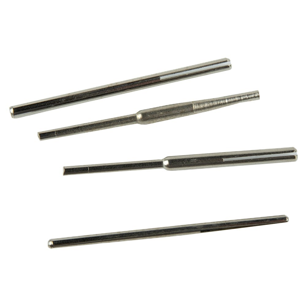 12x 2.35/3.0mm Sandpaper Abrasive Straight Split Mandrels Clip Type Rotary Tool
