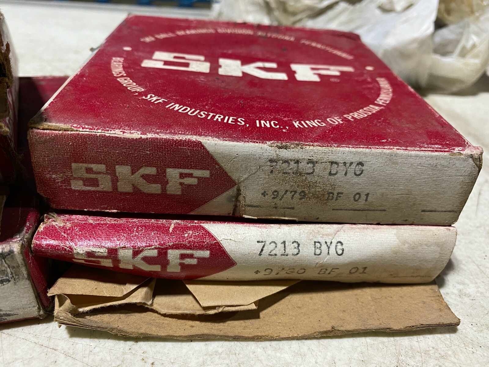 One (1) SKF 7213 BYC or BYG? Bearing, New Old Stock