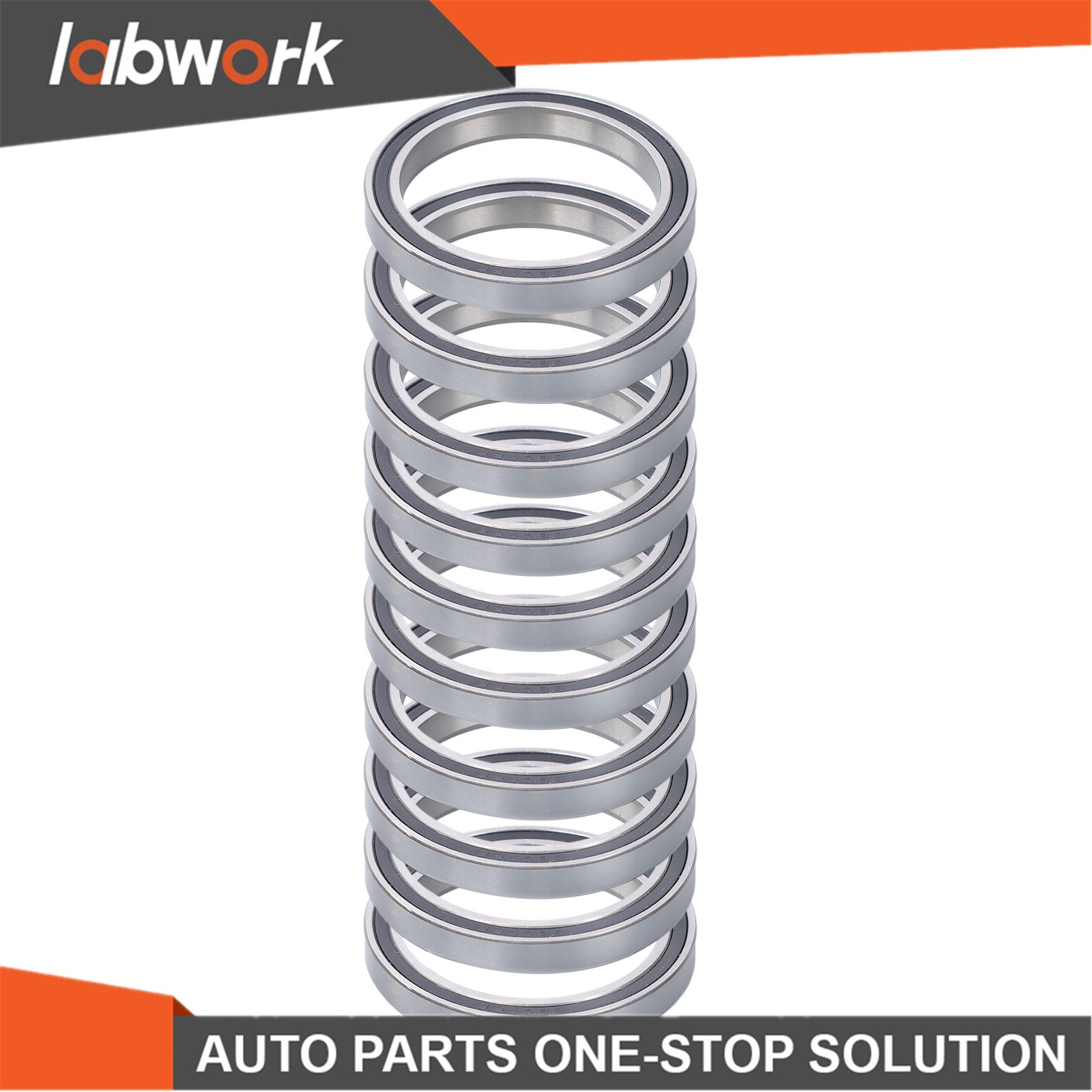 Labwork 6809-2RS 61809-2RS Bearings 10pcs 45x58x7mm Rubber Sealed Set
