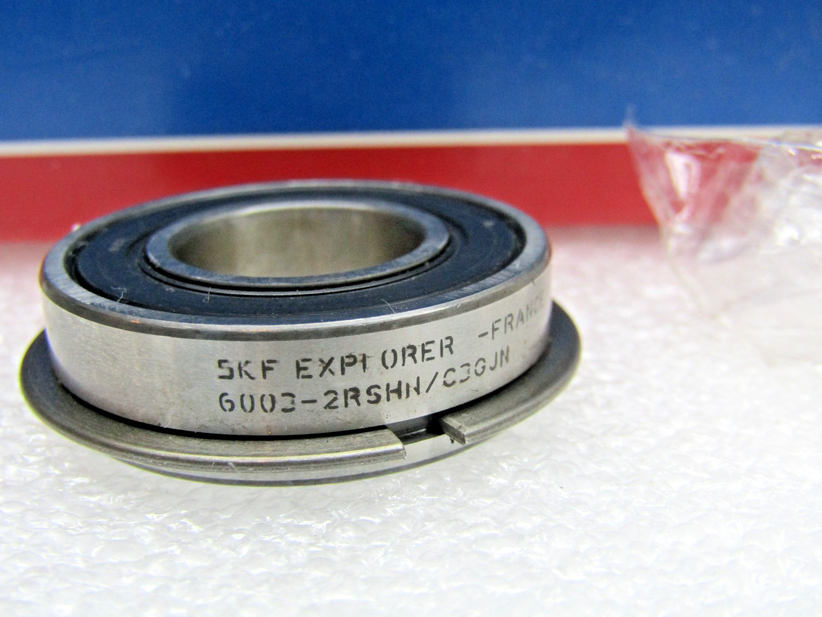 SKF 6003-2RSNR C3 17mmX 35mm X 10 mm Sealed Snap Ring Bearing