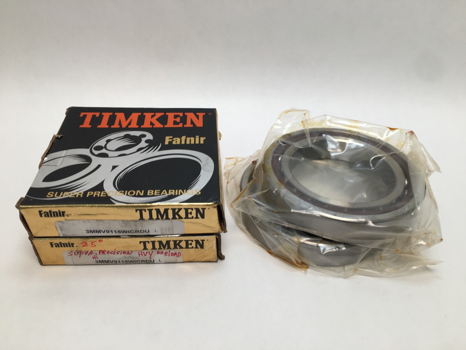 Fafnir 3MMV9115WI-DUL Bearing 75x115x20mm 7015-A 3MMV-9115-WI-CR-DUL USA 2 Pcs