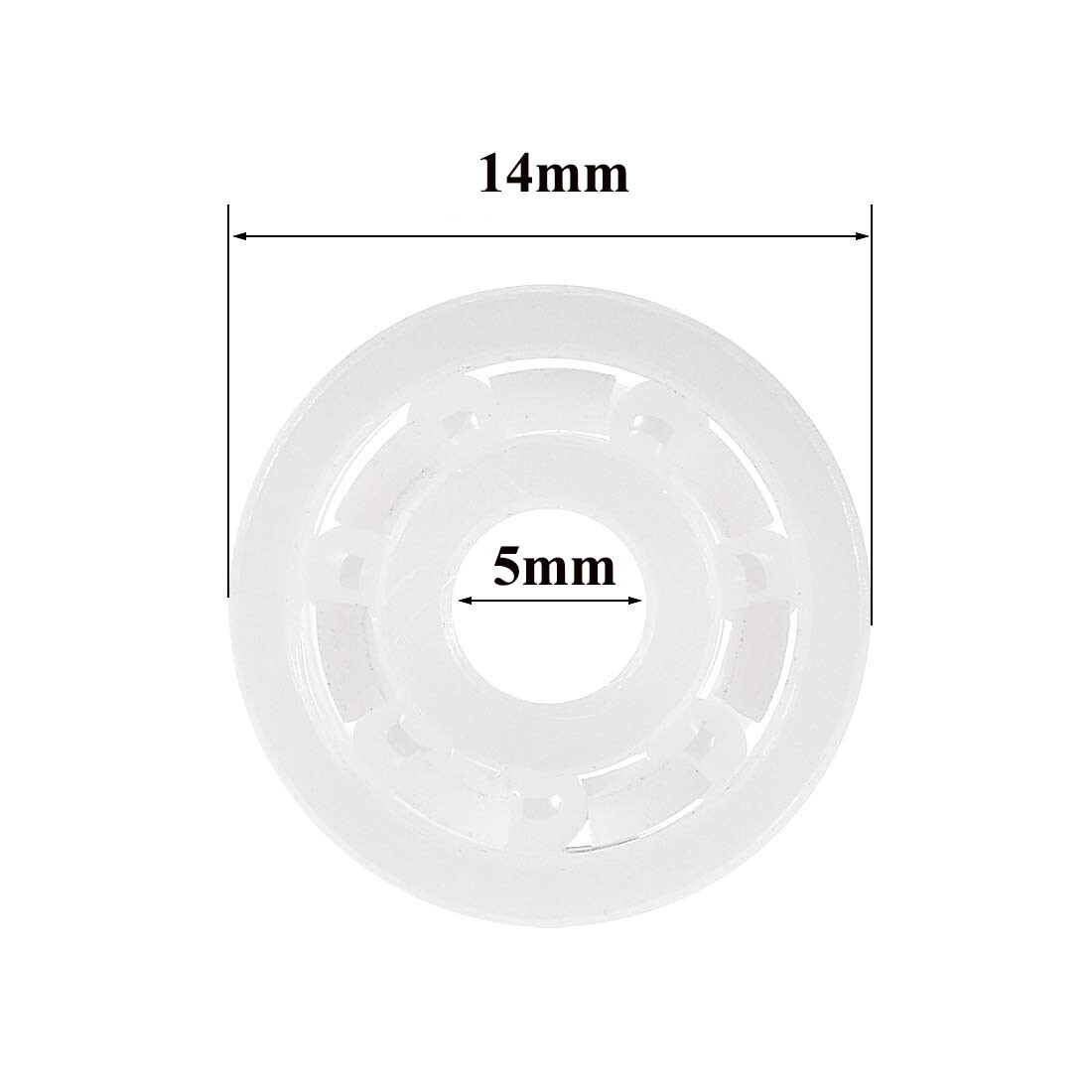 Miniature Zirconia Full Ceramic Bearing PTFE Retainer Insulate ZRO2 Non-Magnetic