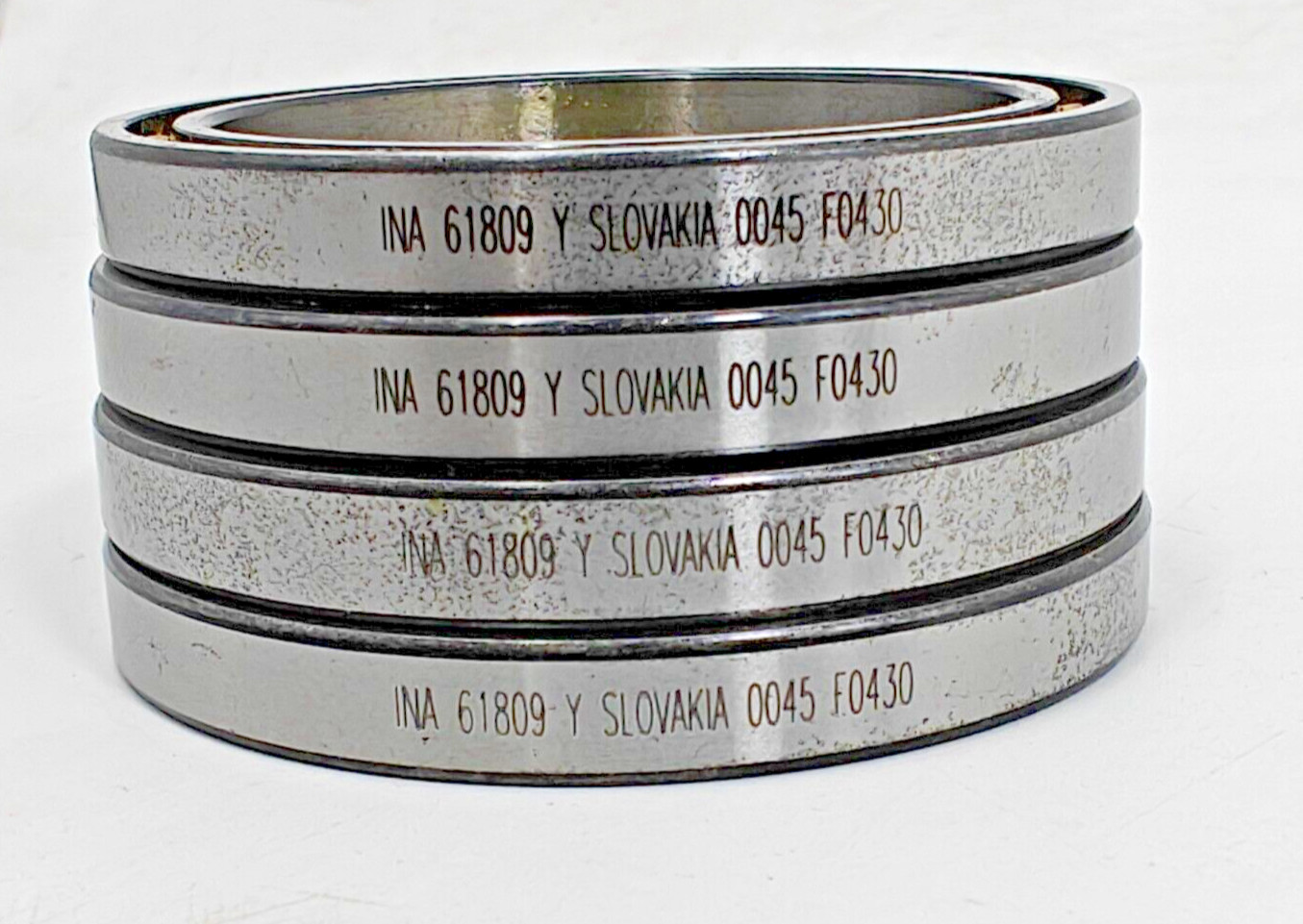 61809-Y / 6809 INA Single Row Ball Bearing 45x58x7mm INA 61809 Y LOT OF 4