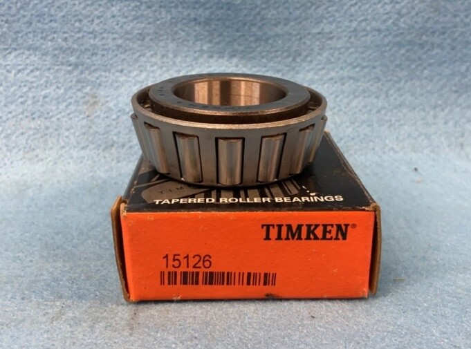 TIMKEN TAPERED ROLLER BEARING CONE, 15126, 1.2500″ BORE
