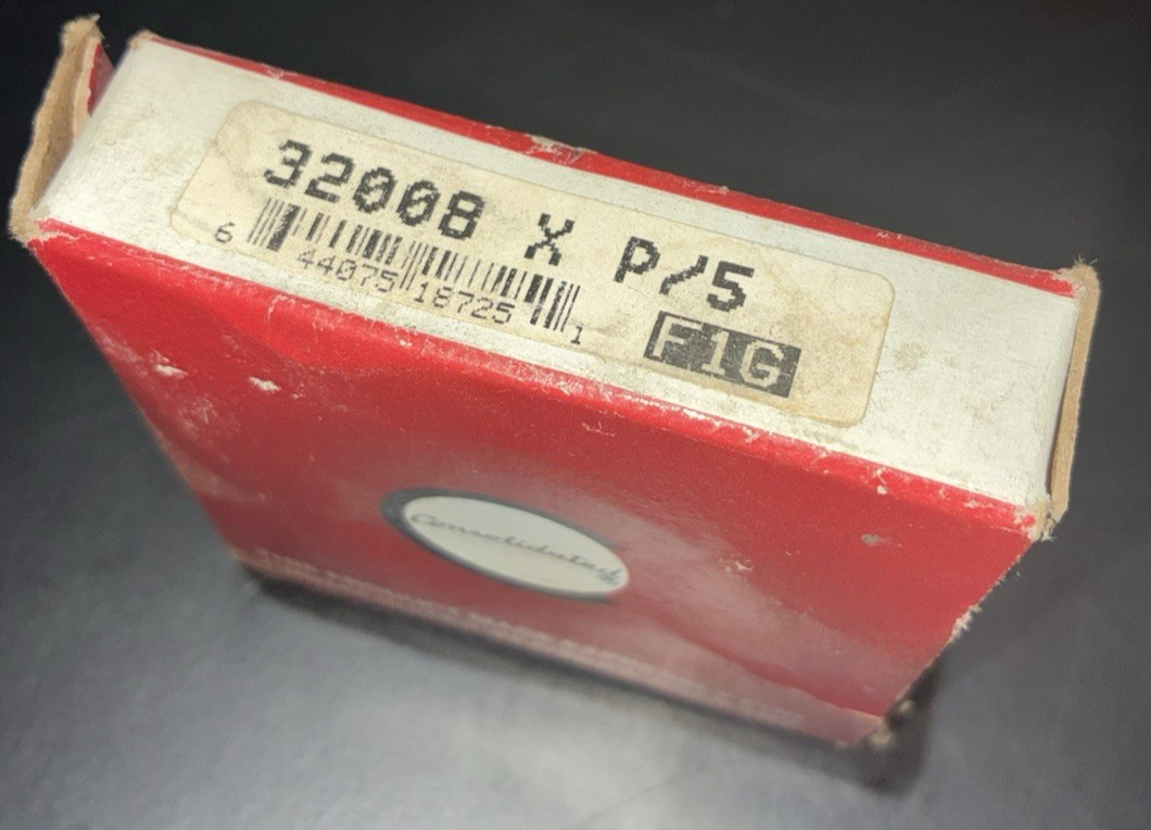 Consolidated 32008 X P/5 Tapered Roller Bearing NOS Vintage Metric Precision 40m