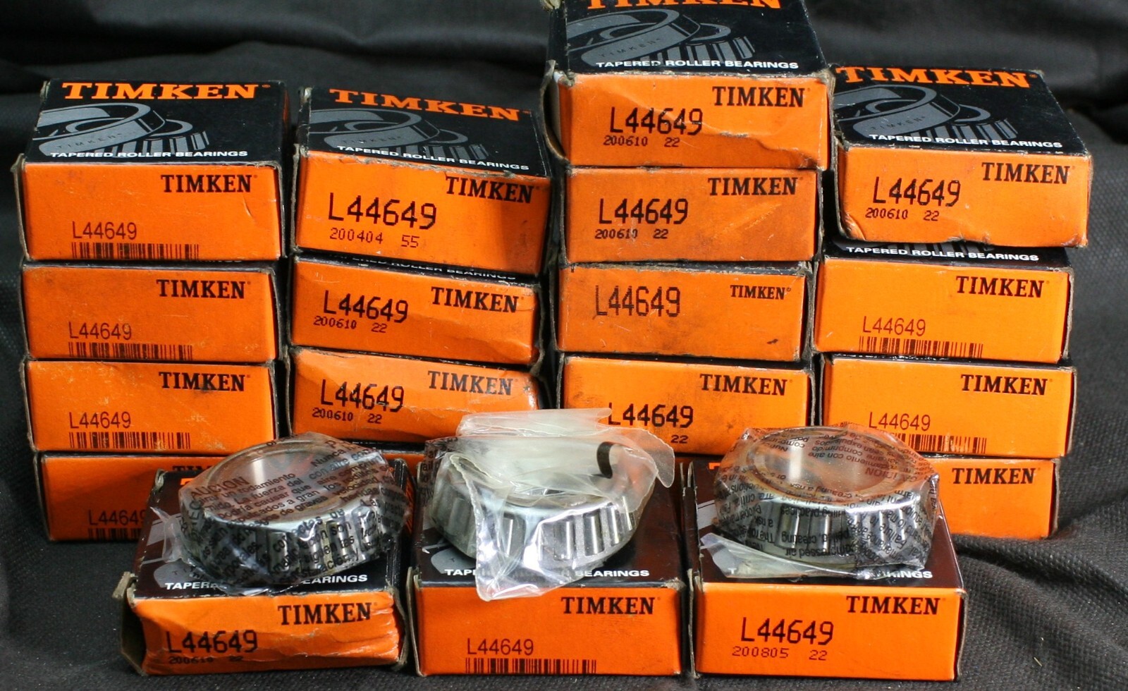 One (1) Timken L44649 Tapered Roller Bearing Cone 1-1/16″ ID USA NEW