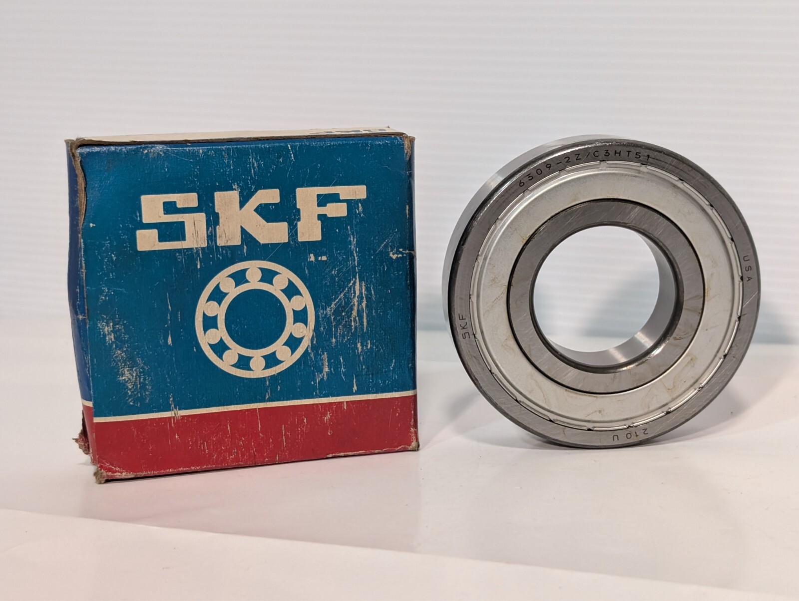 SKF 6309 2ZJEM Double Shielded Ball Bearing 45x100x25 mm C3 Internal Clearance