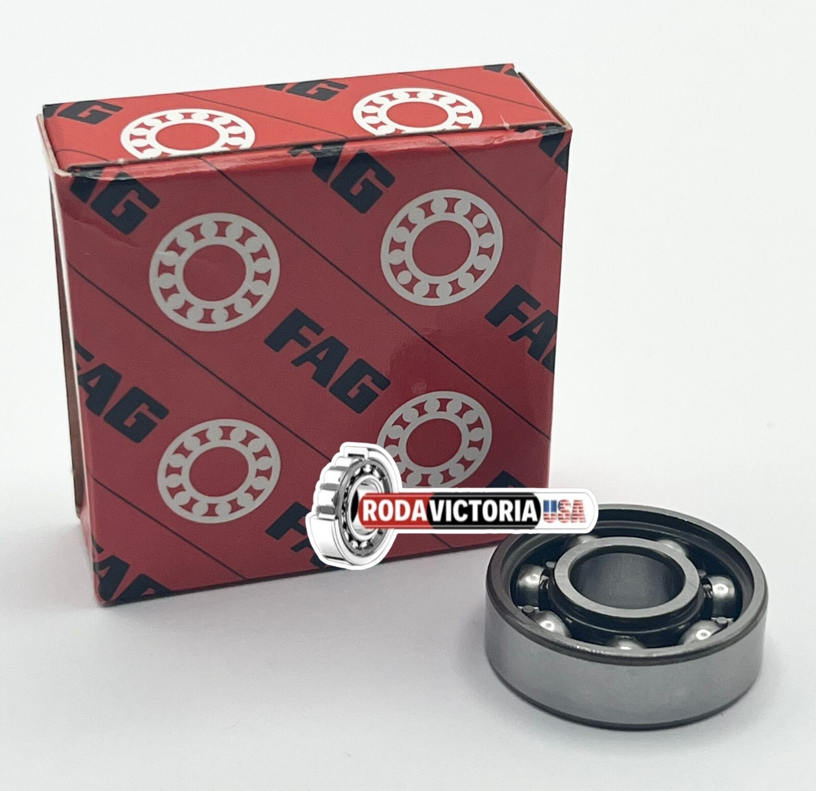 FAG 6000 C3 DEEP GROOVE BALL BEARING, OPEN TYPE, NO SEALS 10x26x8 mm