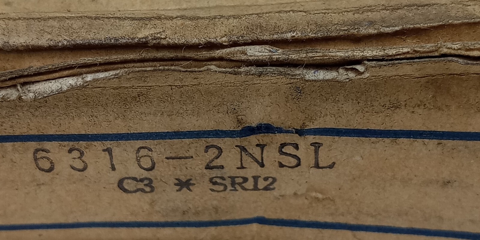 Nachi 6316-2NSL C3 SR12 Ball Bearing Deep Groove 80mm ID X 170mm OD X 39 W