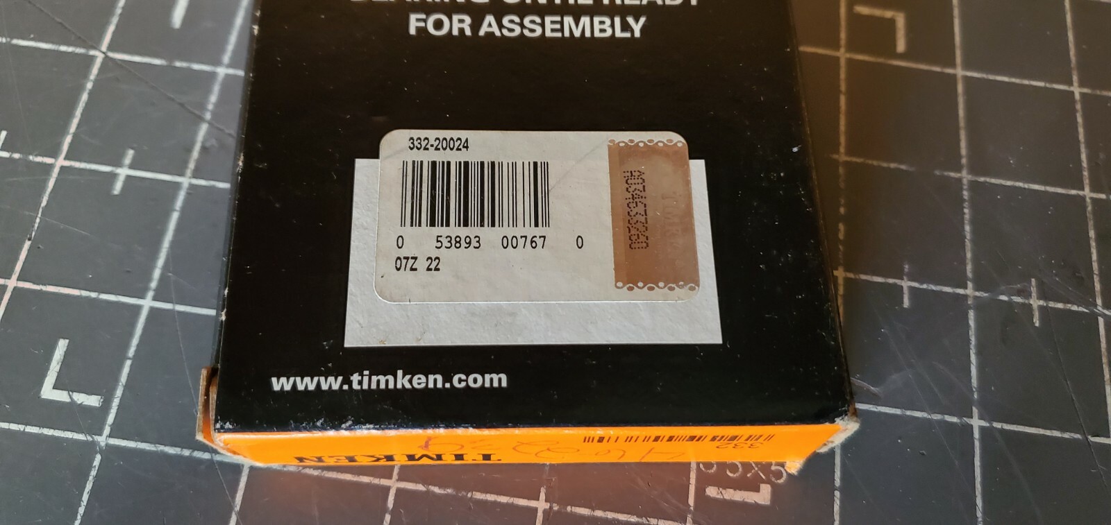 Timken Tapered Roller Bearing Cup, 332-20024 / 3.1496 in OD, 0.7018 in Width