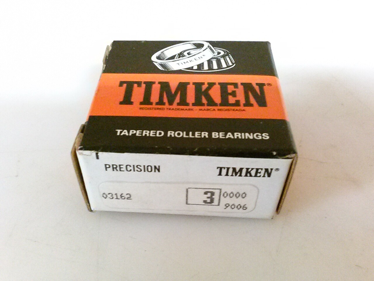 Timken 03162-30000 high precision class 3 bearing cup, made in USA.