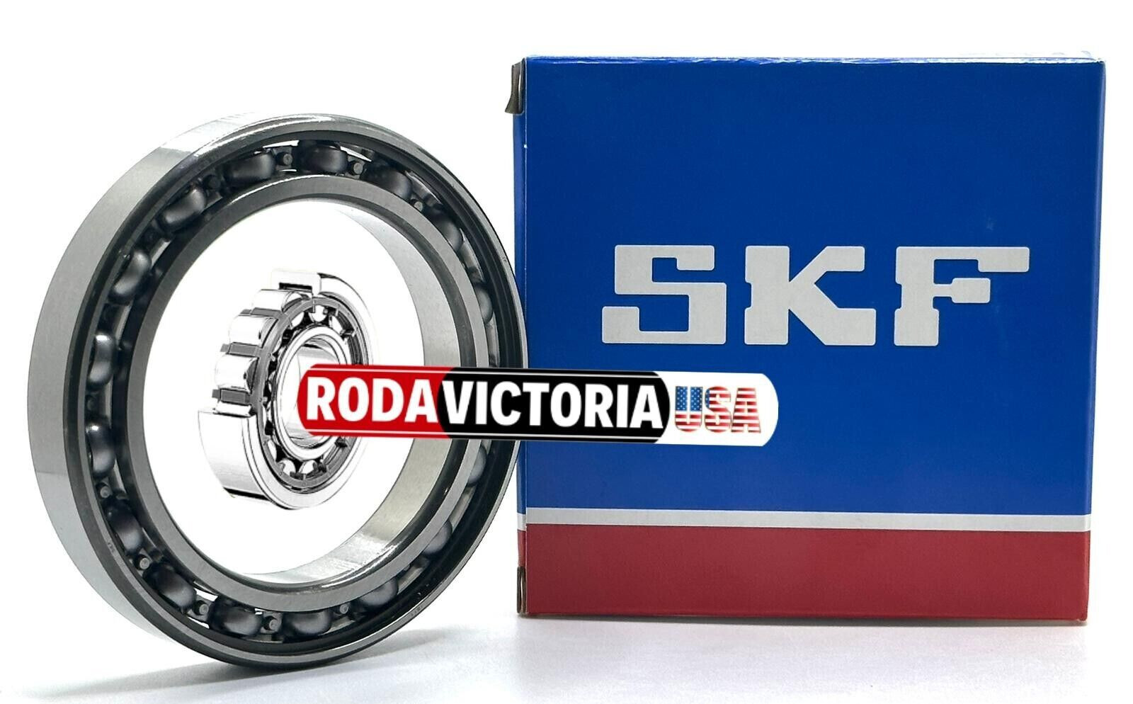 SKF 61911 DEEP GROOVE BALL BEARING, OPEN TYPE, NO SEALS 55x80x13mm 6911