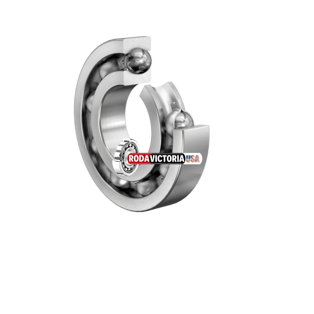 FAG 6412 Deep Groove Ball Bearing, Open Type, No Seals 60x150x3.5 mm