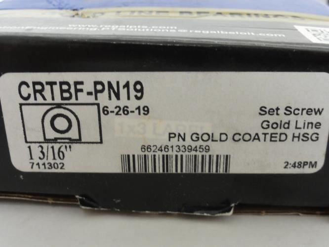 195004 New-No Box; SealMaster CRTBF-PN19 Pillow Block Bearing; 1-3/16″ ID