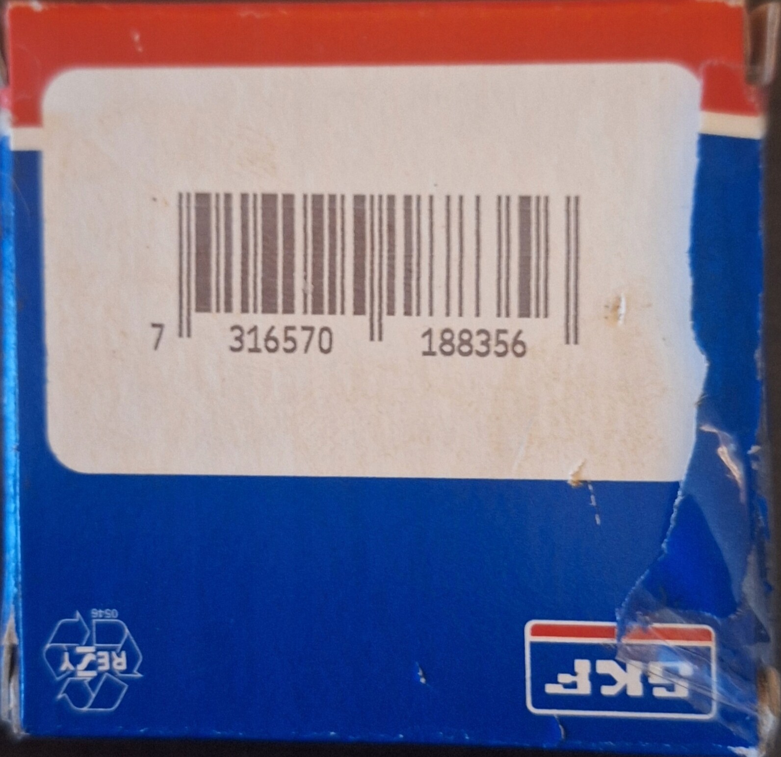 SKF W 6005-2RS1 Stainless Steel Ball Bearing 25x47x12 mm Sealed