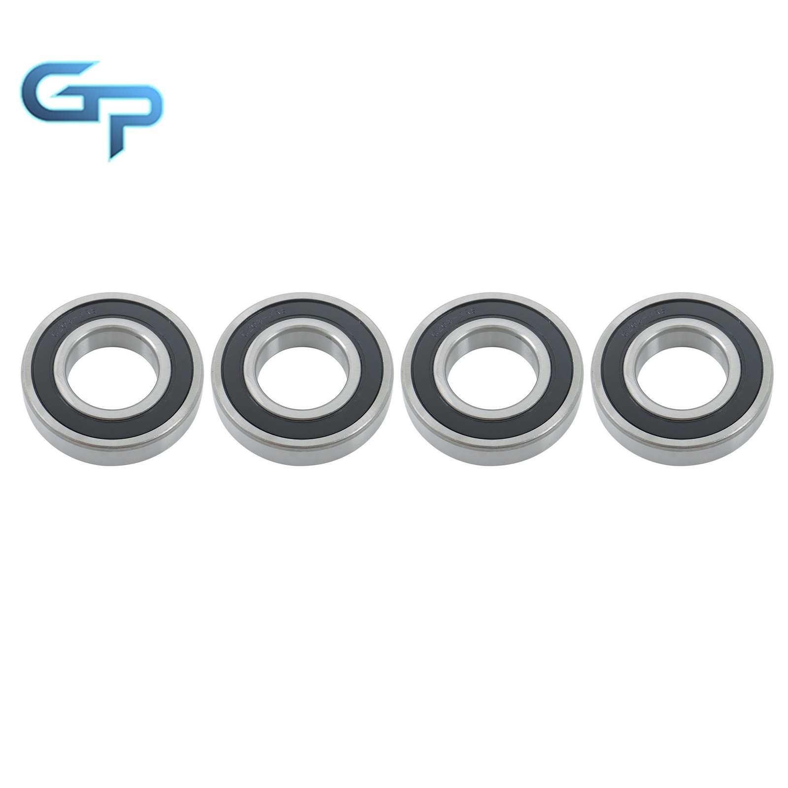 6208-2RS Ball Bearings 4pcs Set 40x80x18mm Double Sealed