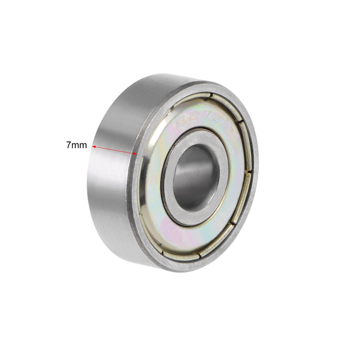 627ZZ Ball Bearing 7x22x7mm Double Shielded ABEC-1 Bearings 2pcs