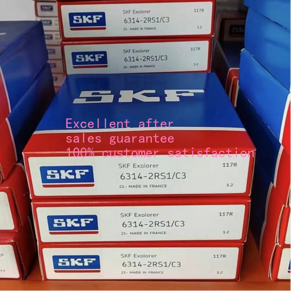 1PC NEW in Box SKF 6314-2RS1/C3 Deep Groove Ball Bearing Freight Free