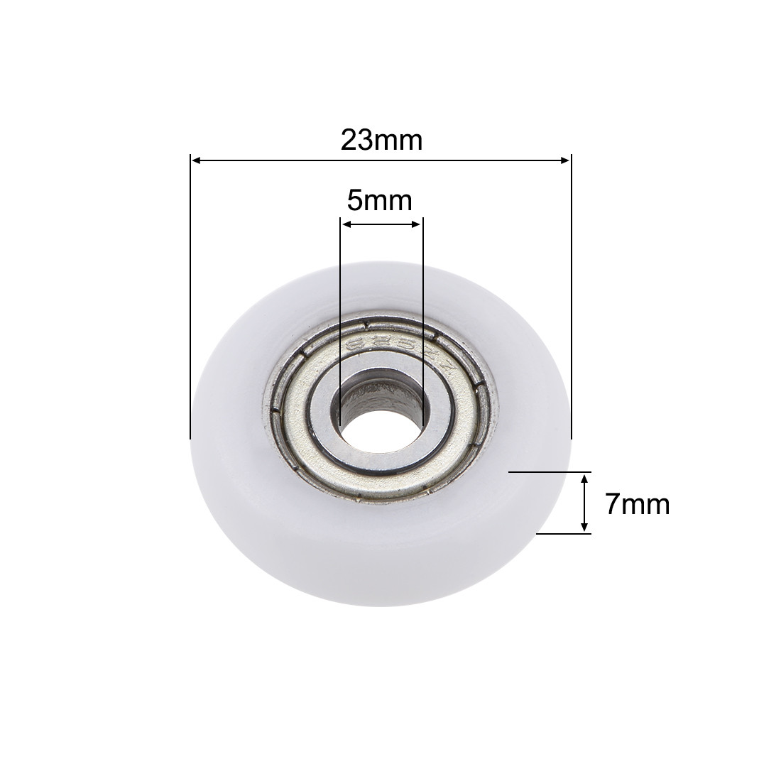 10pcs 625ZZ Plastic Coated Ball Bearing for Door Window Furniture Pulley