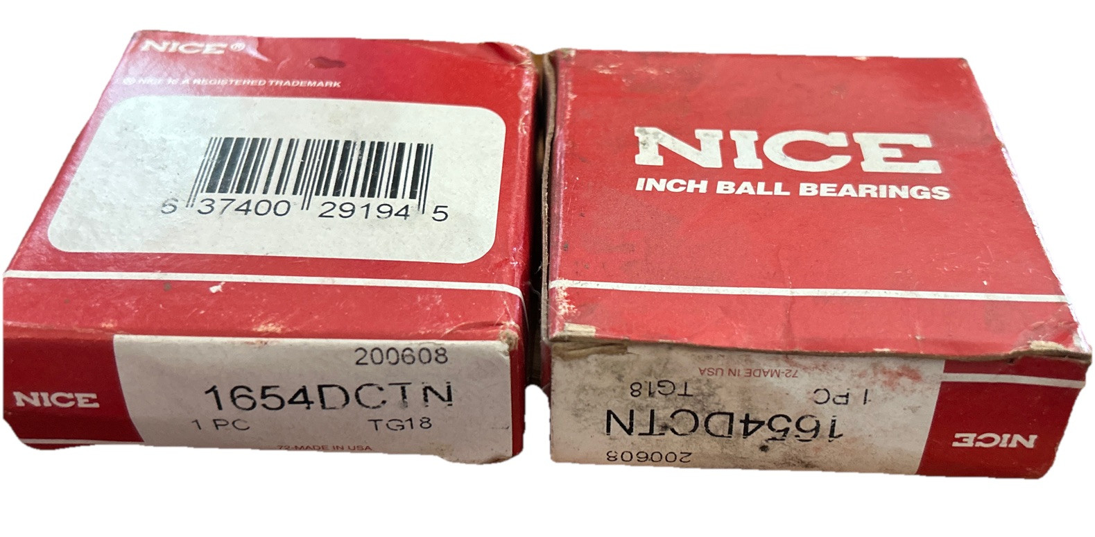 *QTY 2* Nice 1654DCTNTG18 1-1/4″ X 2.5″ X .625″ Sealed Bearing. NEW IN BOX! Q8