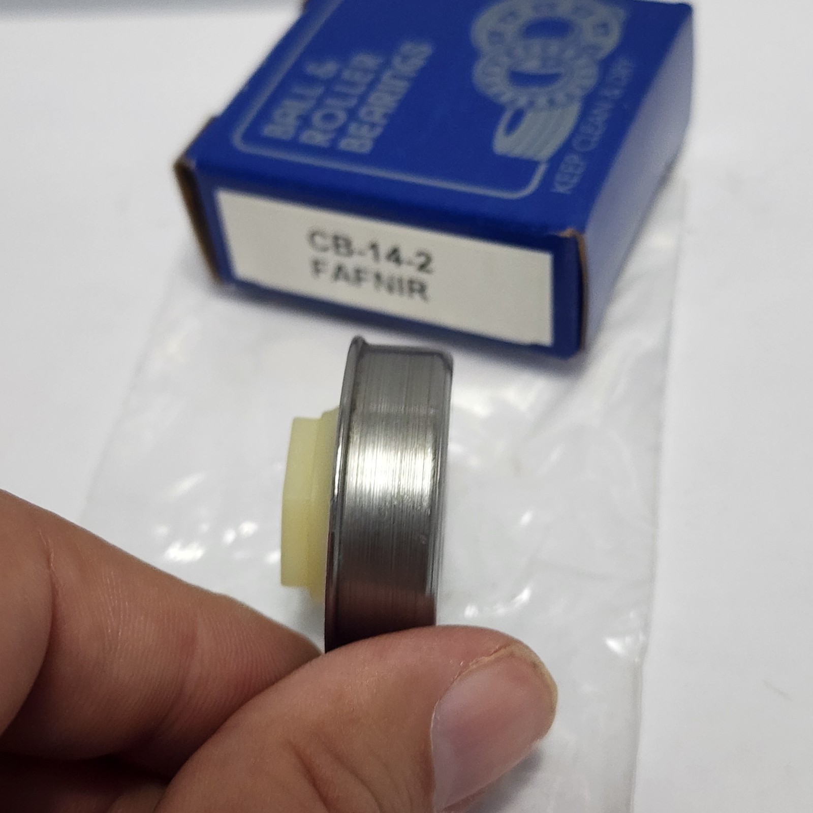 1pc) FAFNIR CB-14-2 / CB14-2 Roller Steel Ball Bearing Hex, 0.4660 in Shaft