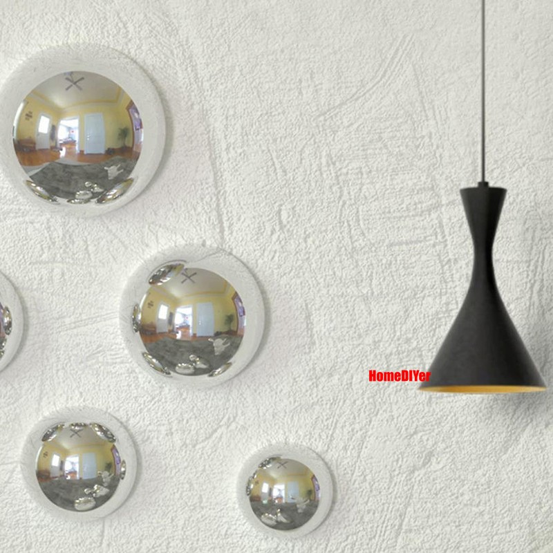 304 Stainless Steel Half Hollow Ball Metal Sphere Hemispheres Gazing Globe Balls
