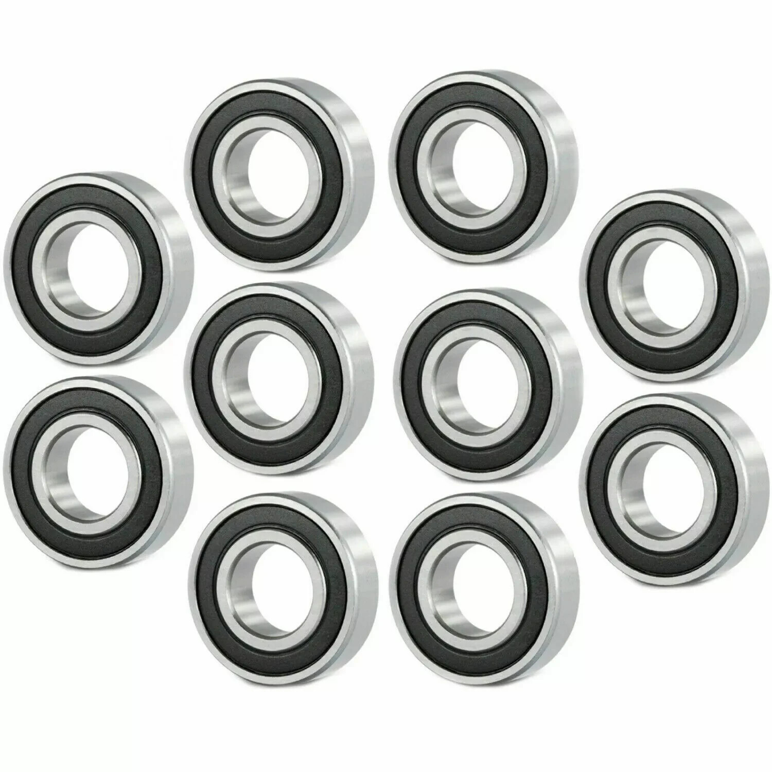 625-2RS Ball Bearing 5x16x5mm 625 2RS RUBER Shielded 10 Pcs