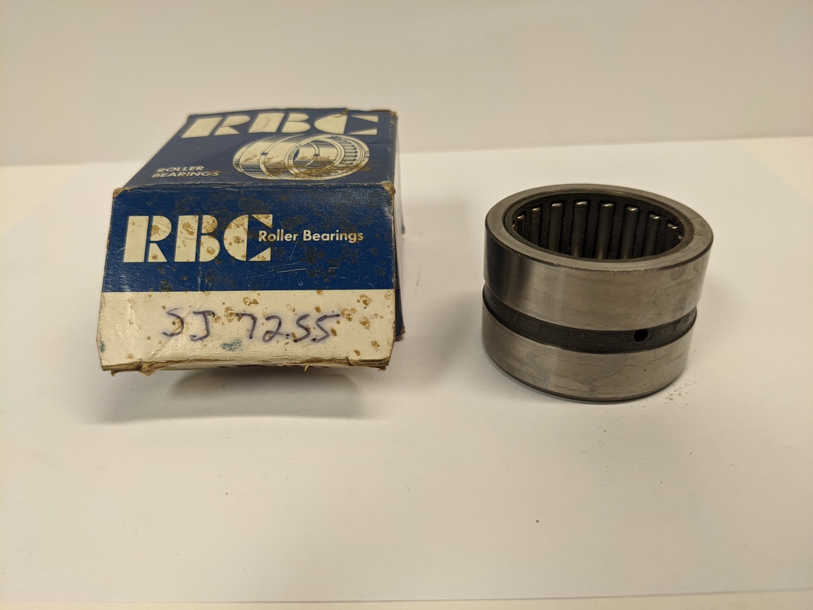 RBC SJ 7255 Roller Needle Bearing 1.3750″x1.8750″x1.2500″ New