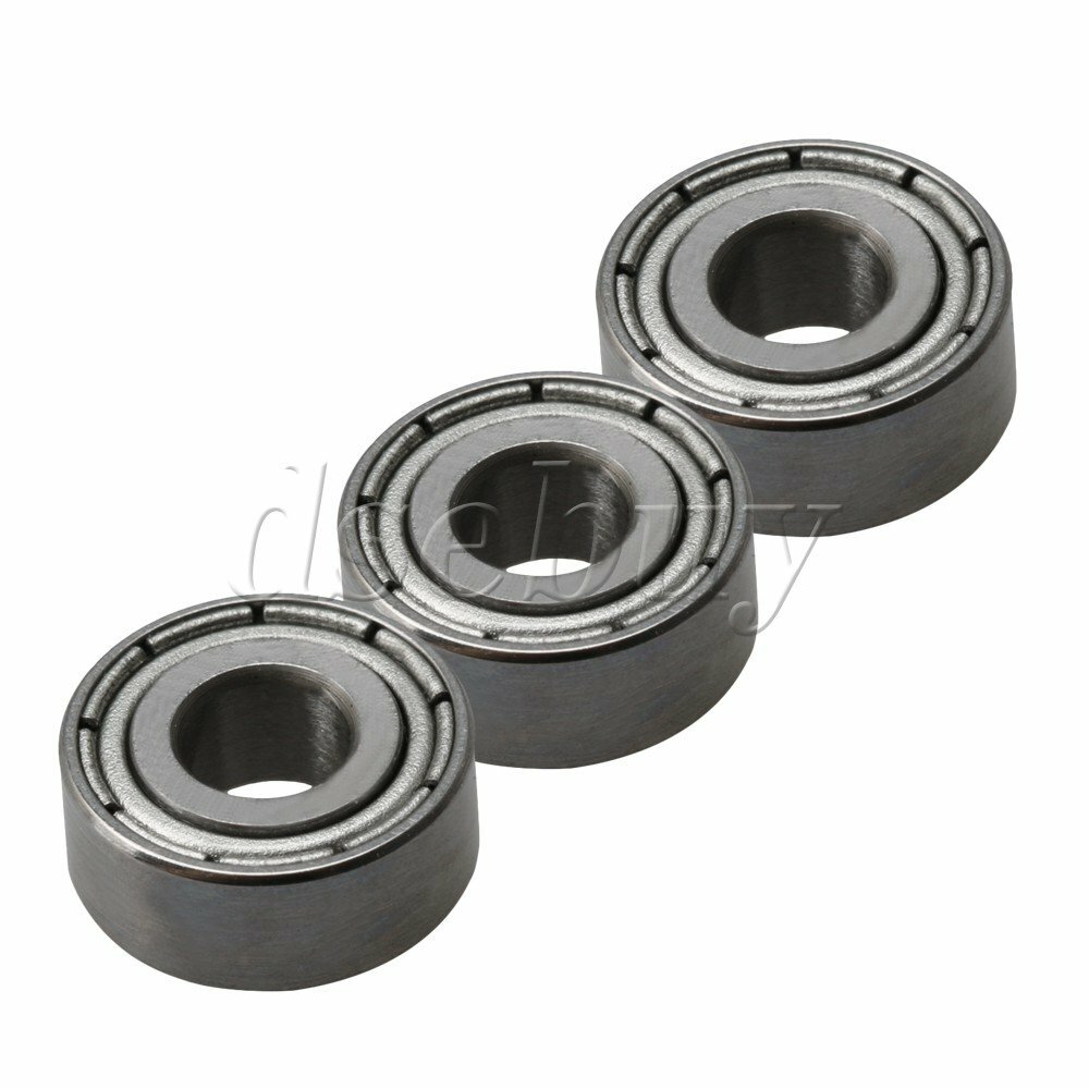 4x10x4mm MR104ZZ Bearing Steel Metal Miniature Micro Ball Bearing Pack of 10