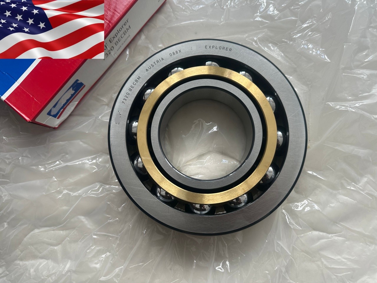 NEW FOR 7320 BECBM Angular Contact Ball Bearings 100x215x47 FREE SHIPPING