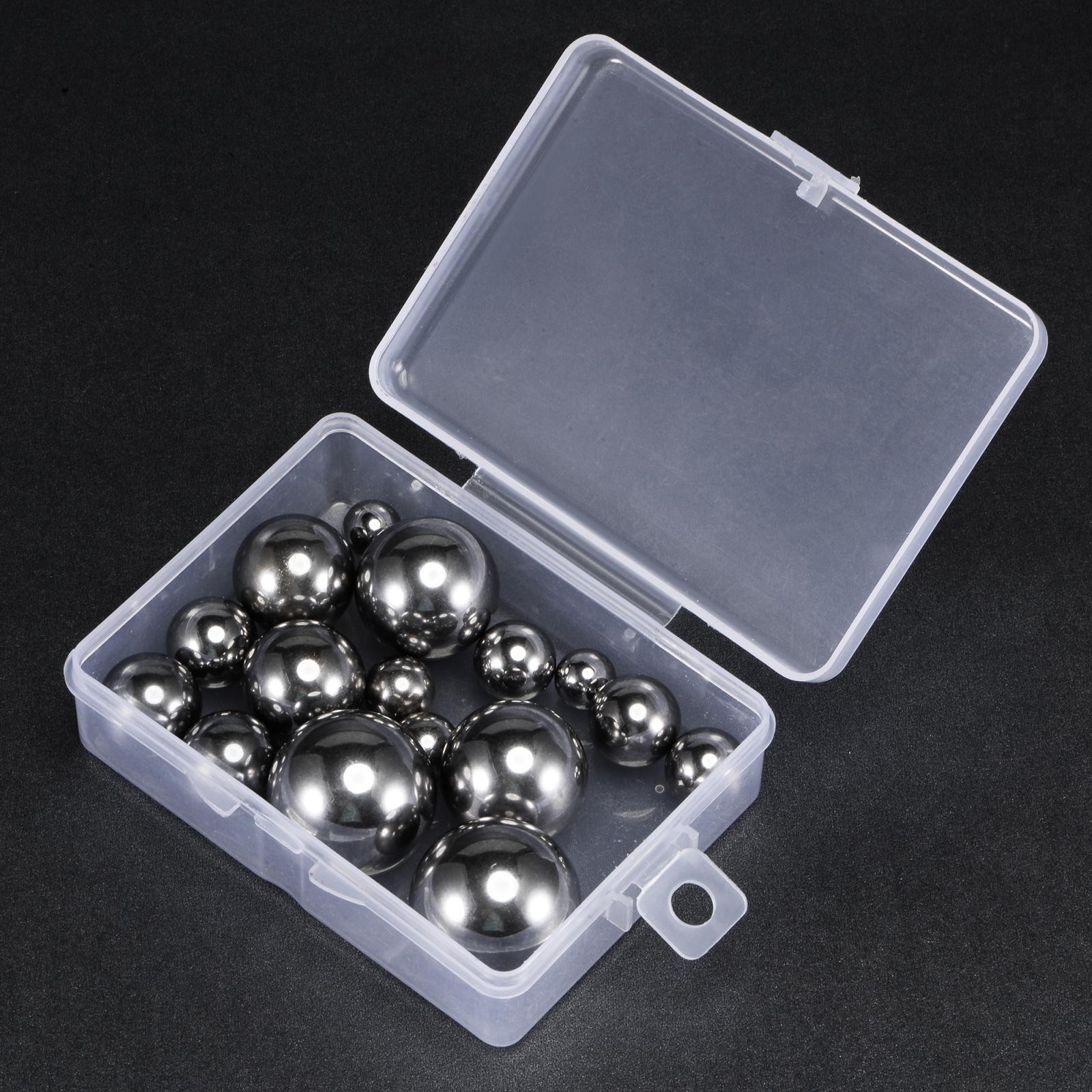16pcs Bearing Balls Assortment Chrome Steel 3/8″ 7/16″ 1/2″ 9/16″ 5/8″ 3/4″ 7/8″