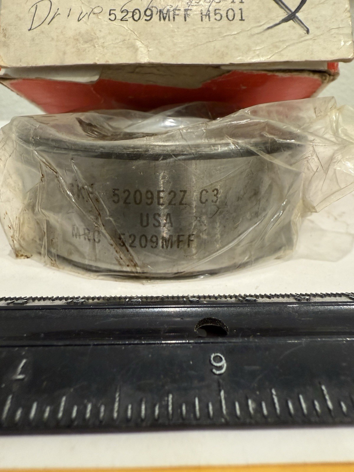 New MRC 5209MFF Angular Contact Bearing, 45MM ID, 85MM OD, 1.1875″ Width
