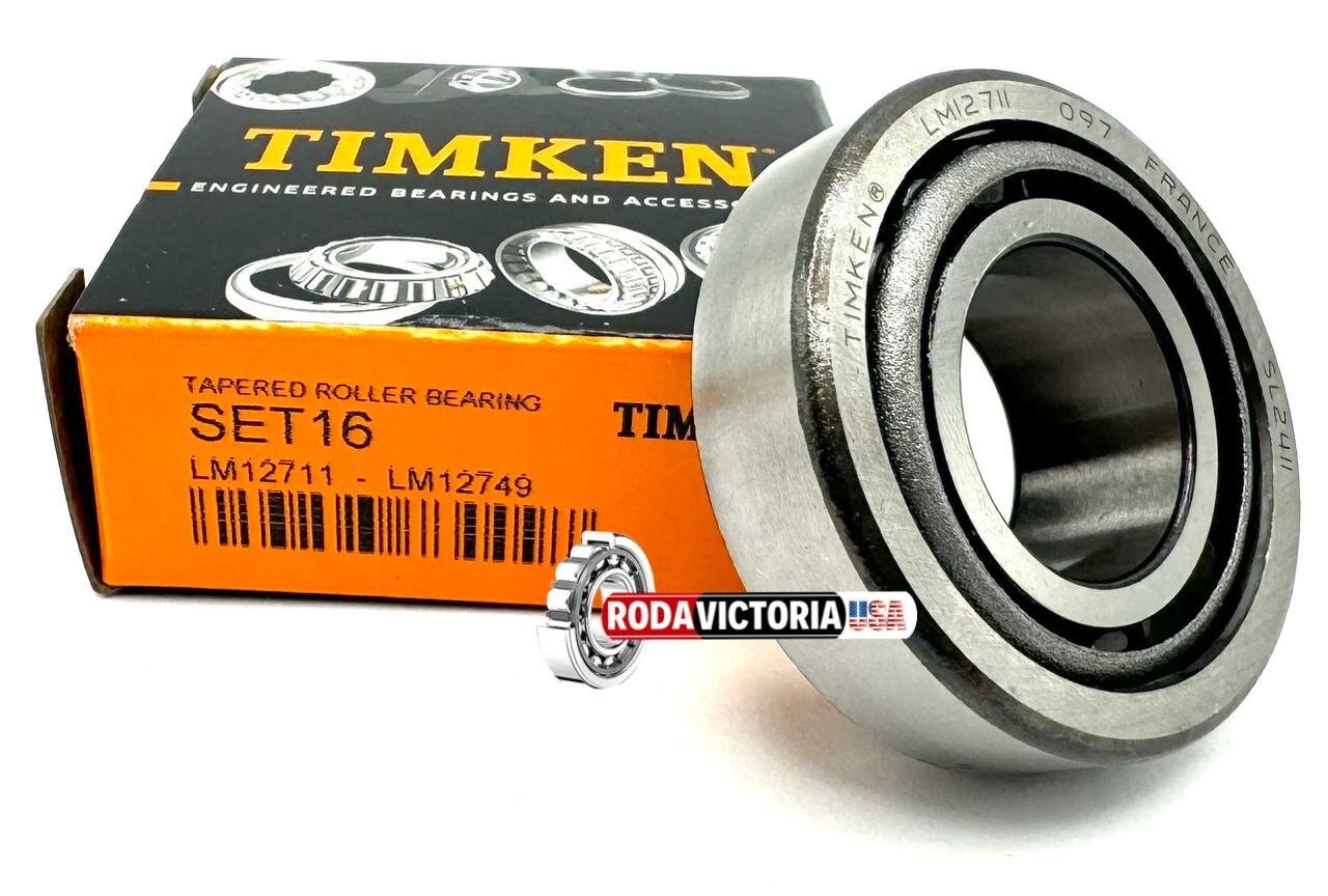 TIMKEN LM12749/LM12711 TAPERED ROLLER BEARING, Set16 Bore 13/16”