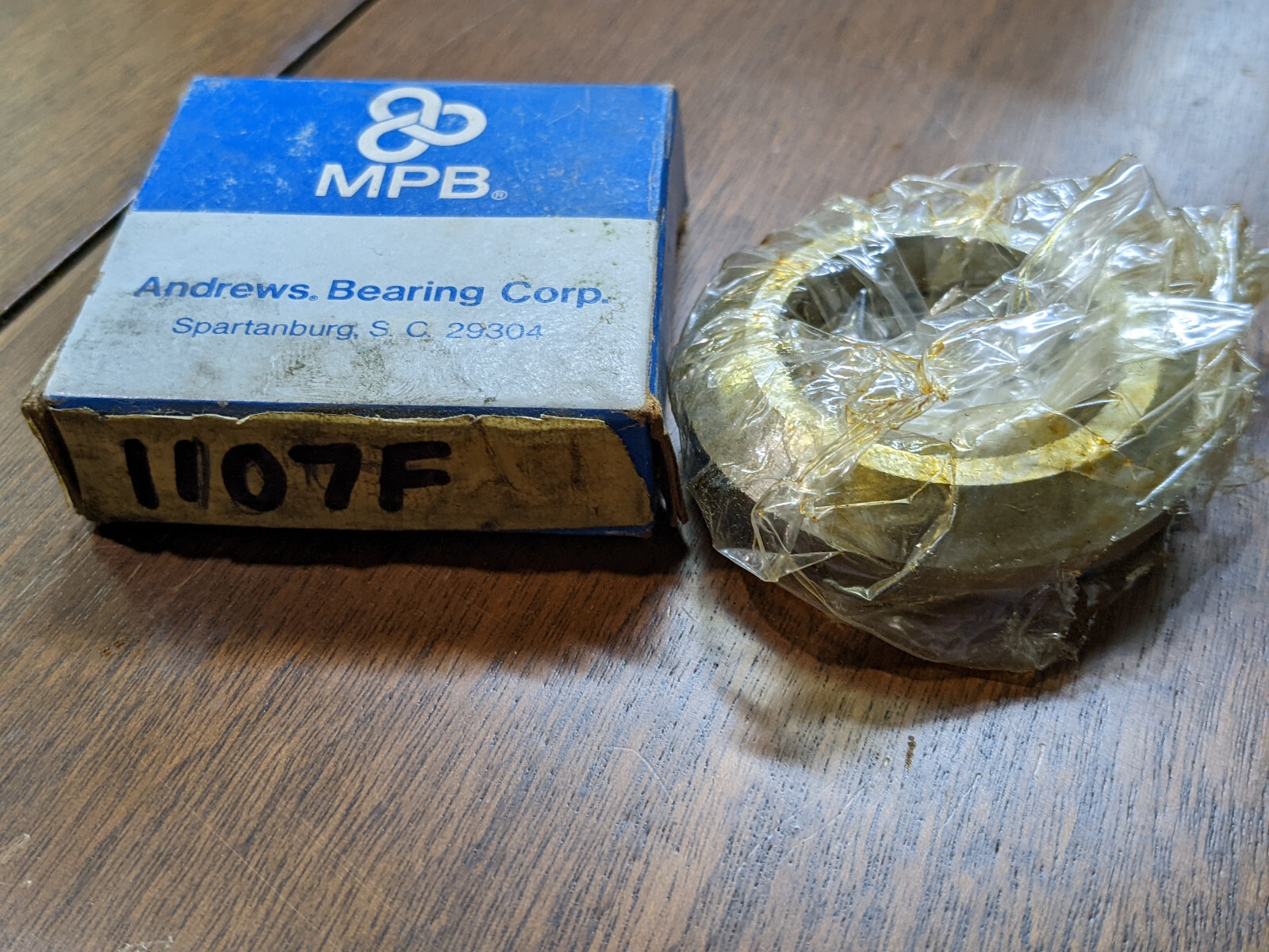 New MRC Thrust Bearing 1107 (1107F) NOS MPB Andrews