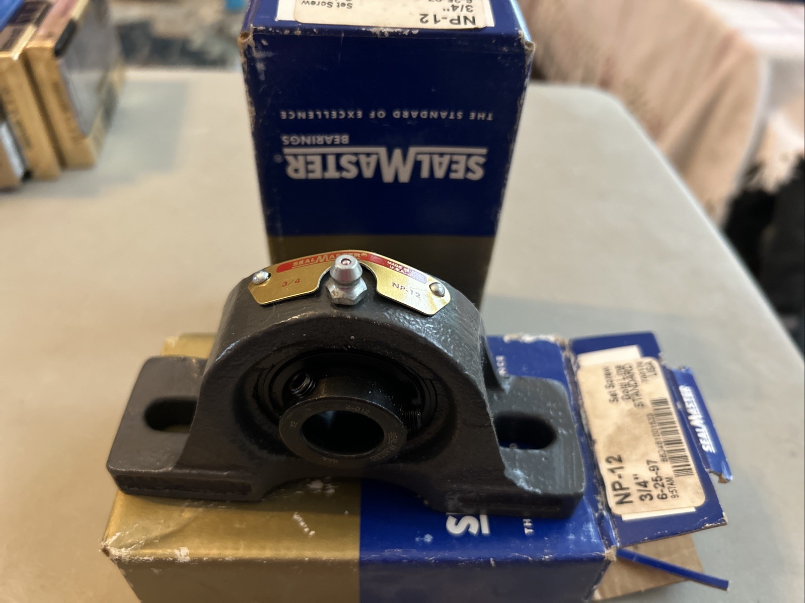 SealMaster Gold Line Bearings NP-12 2-Bolt Pillow Block Bearing 3/4-inch Bore