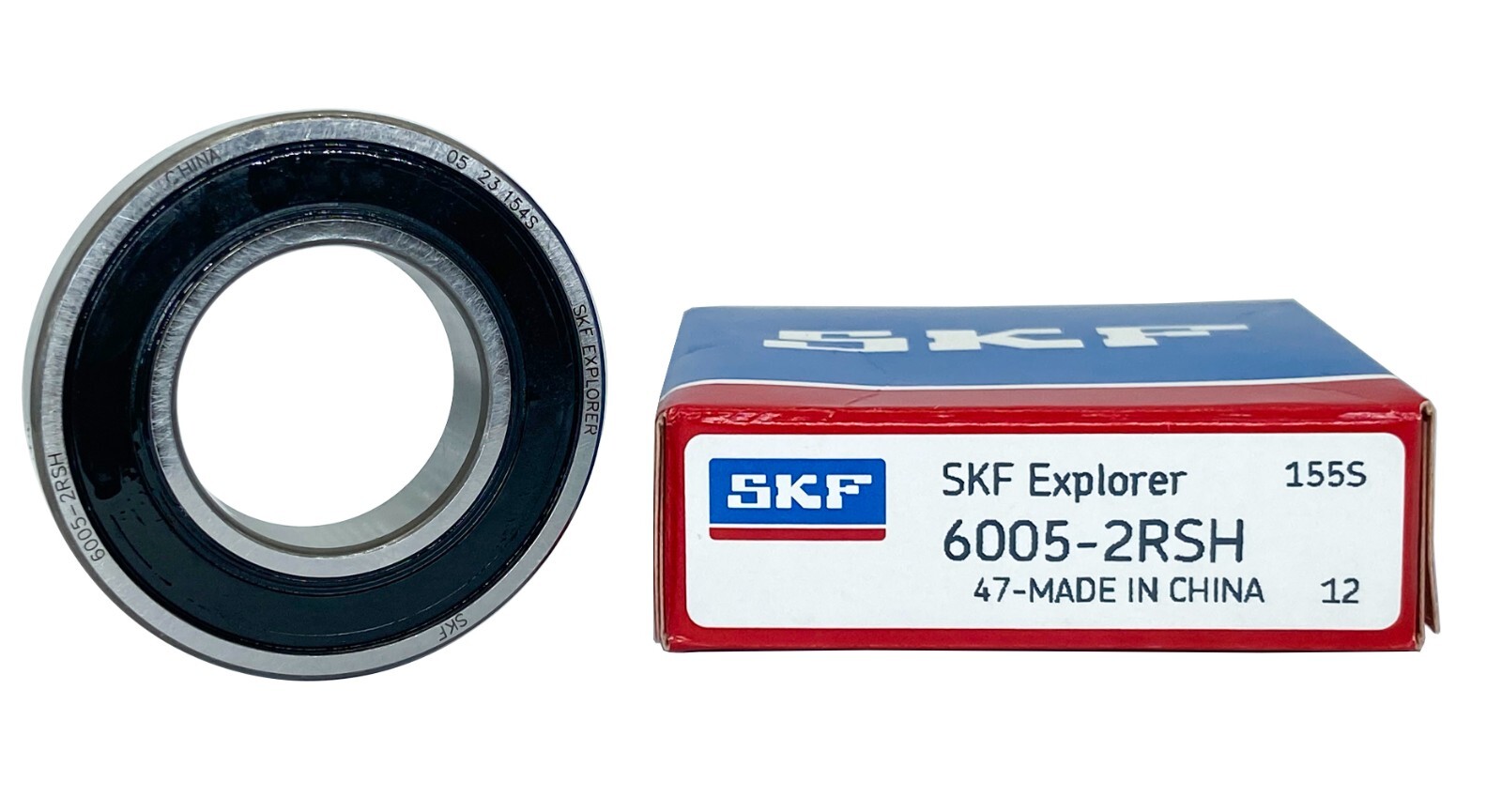 10PACK SKF 6005-2RSH 6005-2RS 25X47X12MM Double Rubber Seal Bearings 6005RS