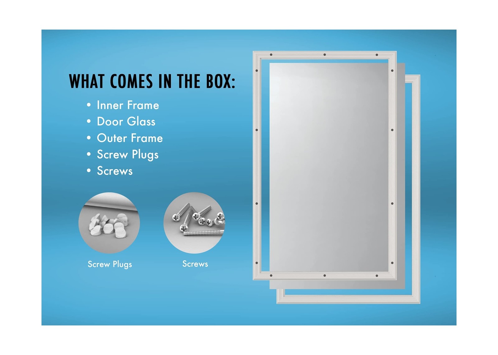 ODL Venting Entry Door Glass Replacement for Home Improvement – 24″ x 38″ Ext…
