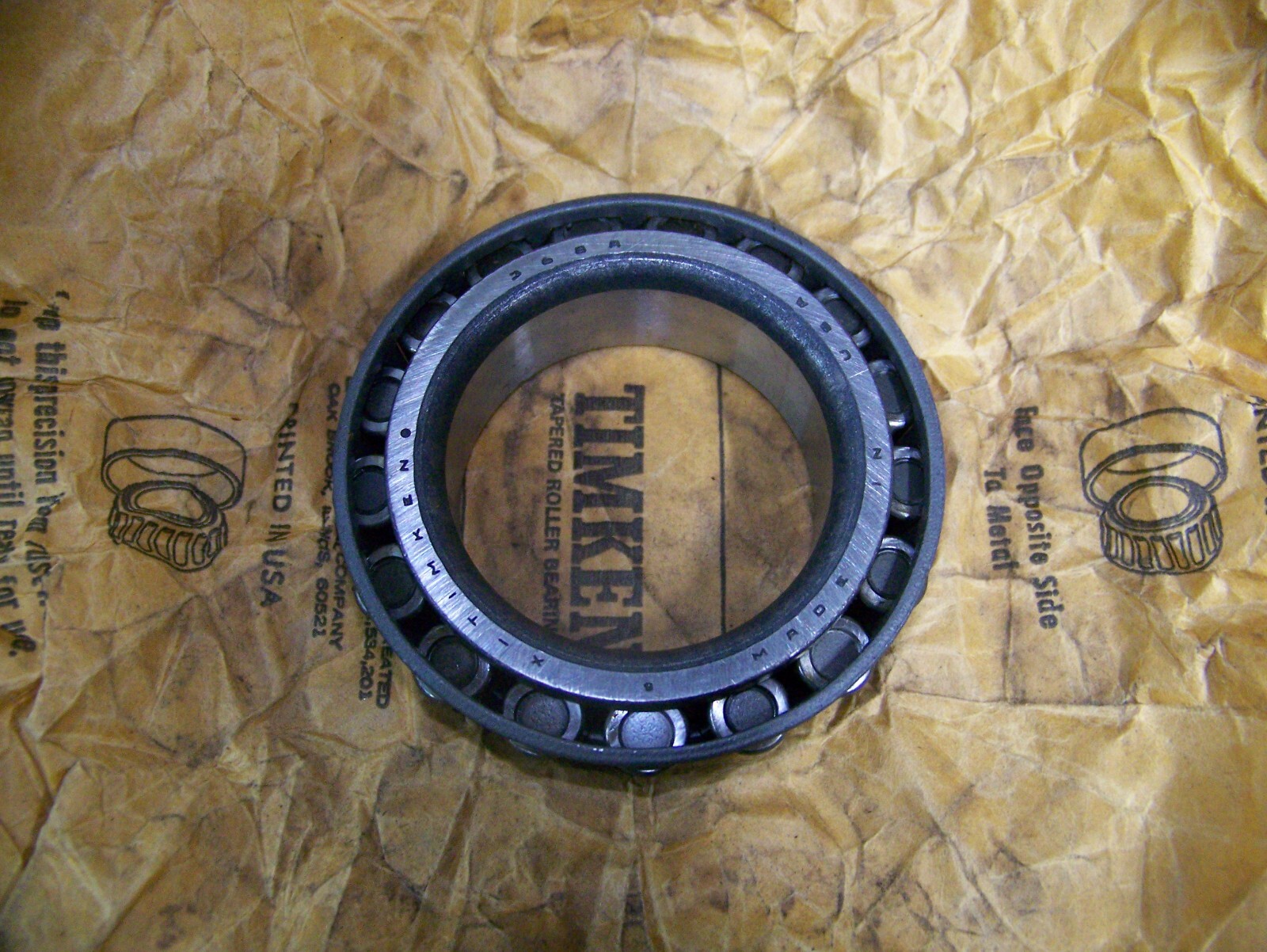Timken 368A, Tapered Roller Bearing Cone, New Old Stock, Made In USA