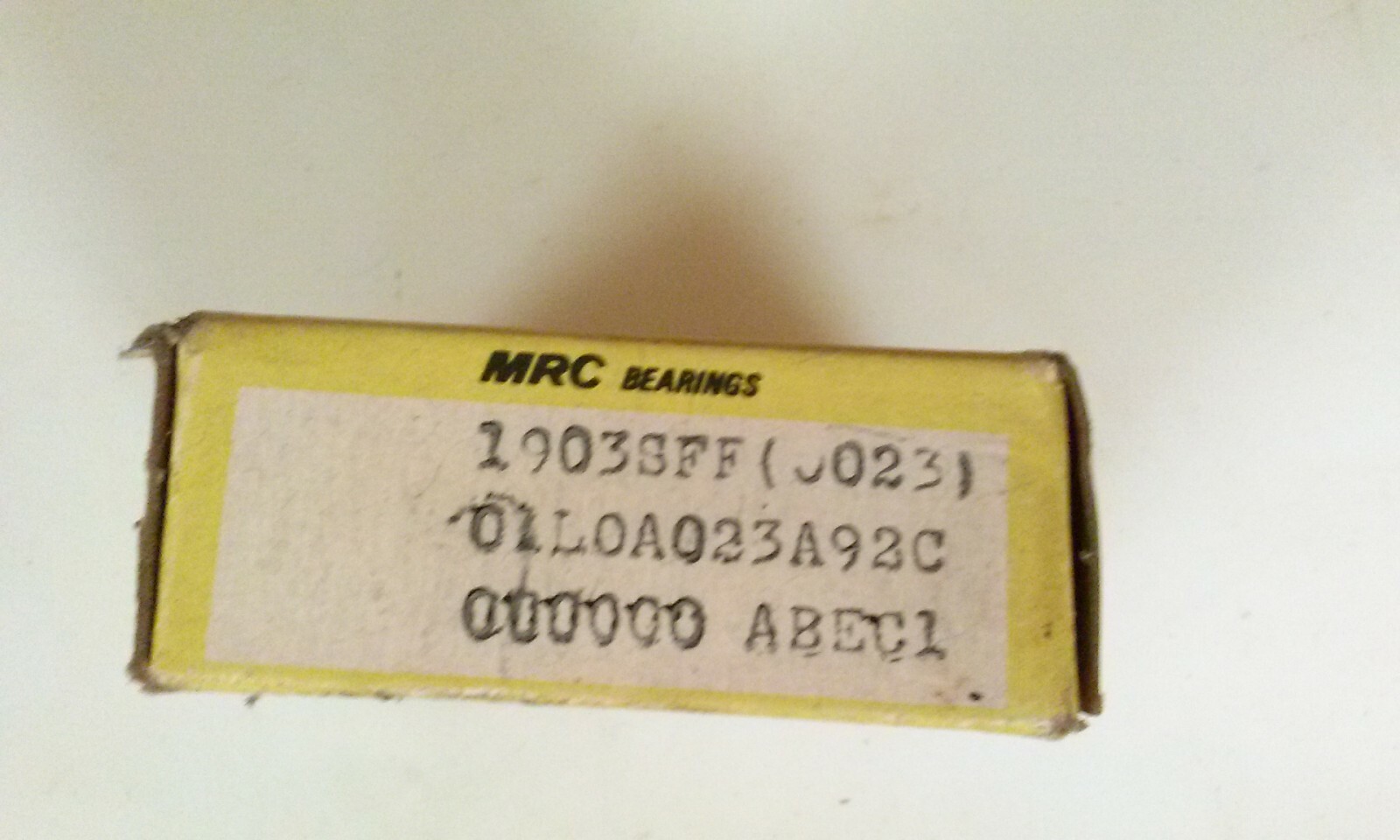 MRC 1903SFF bearing, made in USA. = 61903 2Z