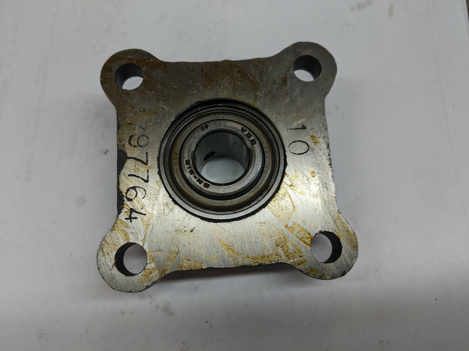 BEARING PART # UCF204-12, Flange Mount Bearing, 4 Bolt Flange, Set Screw