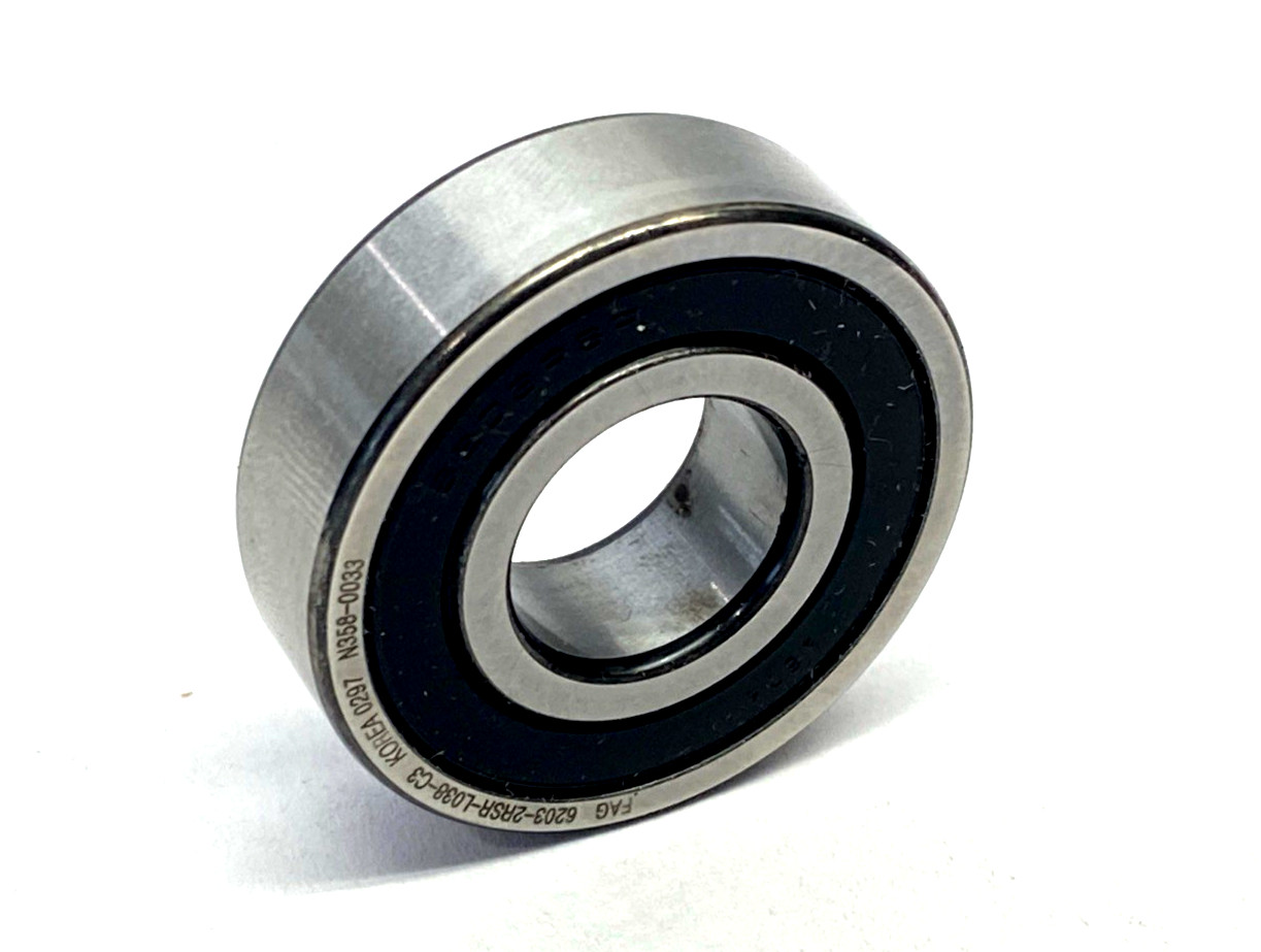 FAG 6203-2RSR-L038-C3 Deep Groove Ball Bearing 17mm ID 40mm OD 12mm W 2-PK