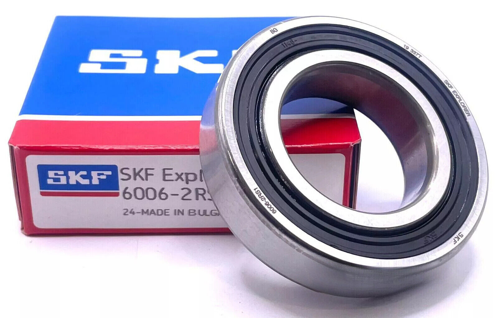 SKF 6006 2RS1 C4 DEEP GROOVE BALL BEARING RUBBER SEALED 30x55x13