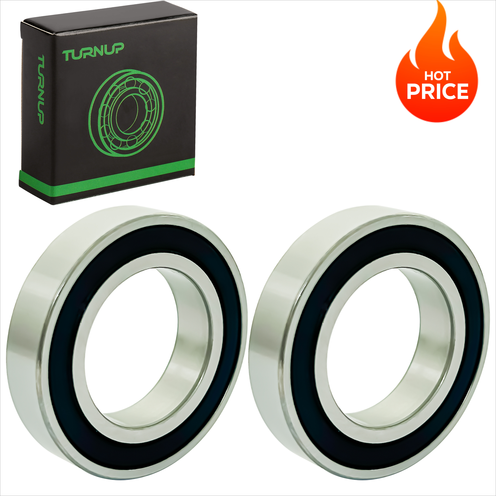 (2PCS) 6901-2RS, 61901-2RS Ball Bearing 12x24x6mm 6901 2RS Rubber Sealed