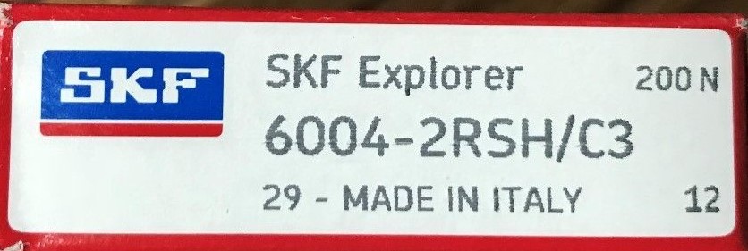 6004-2RS C3 SKF Bearing 20x42x12(mm)