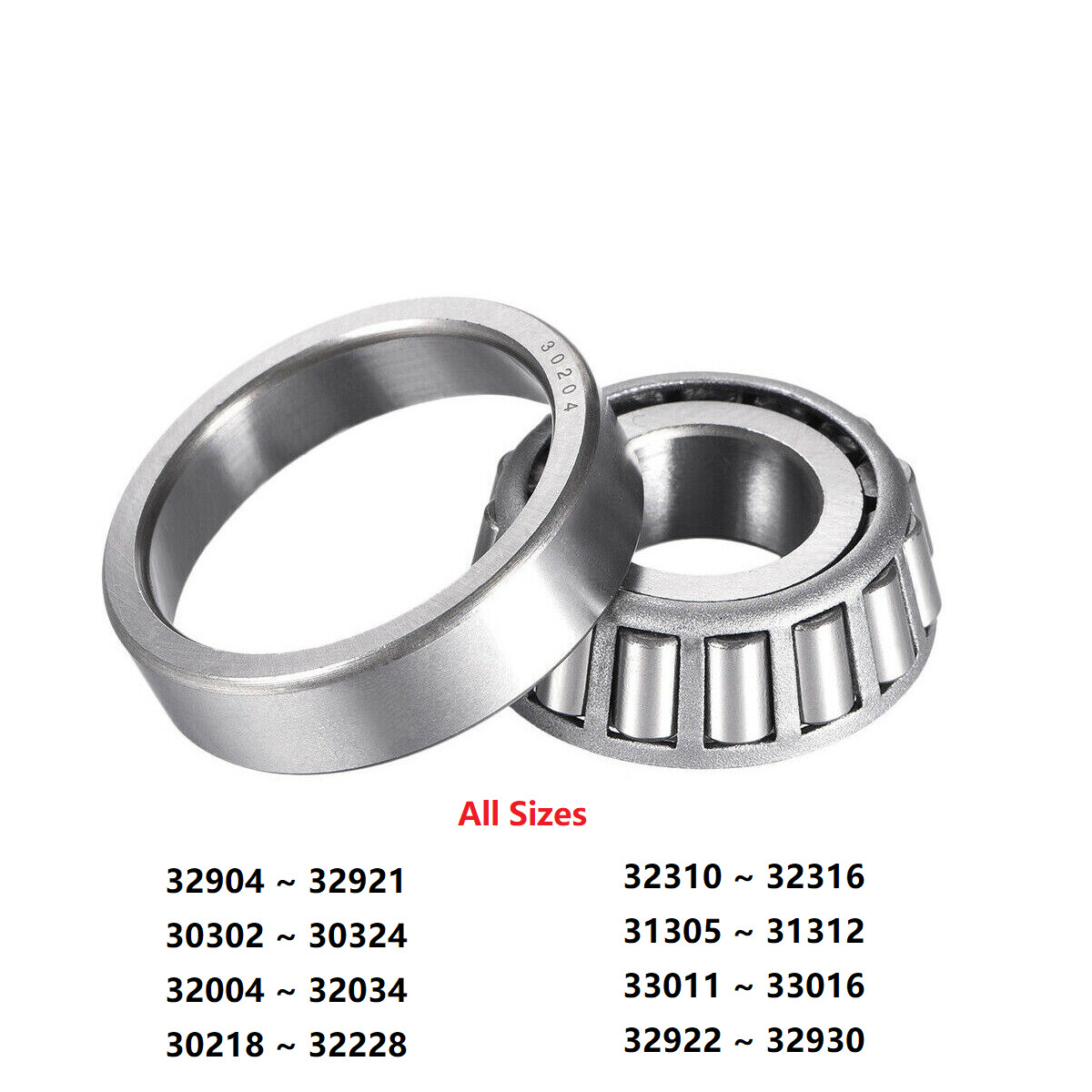 Pyramid Parts Taper Roller Bearing Metric 20mm-150mm ID – All Sizes 32904 30204