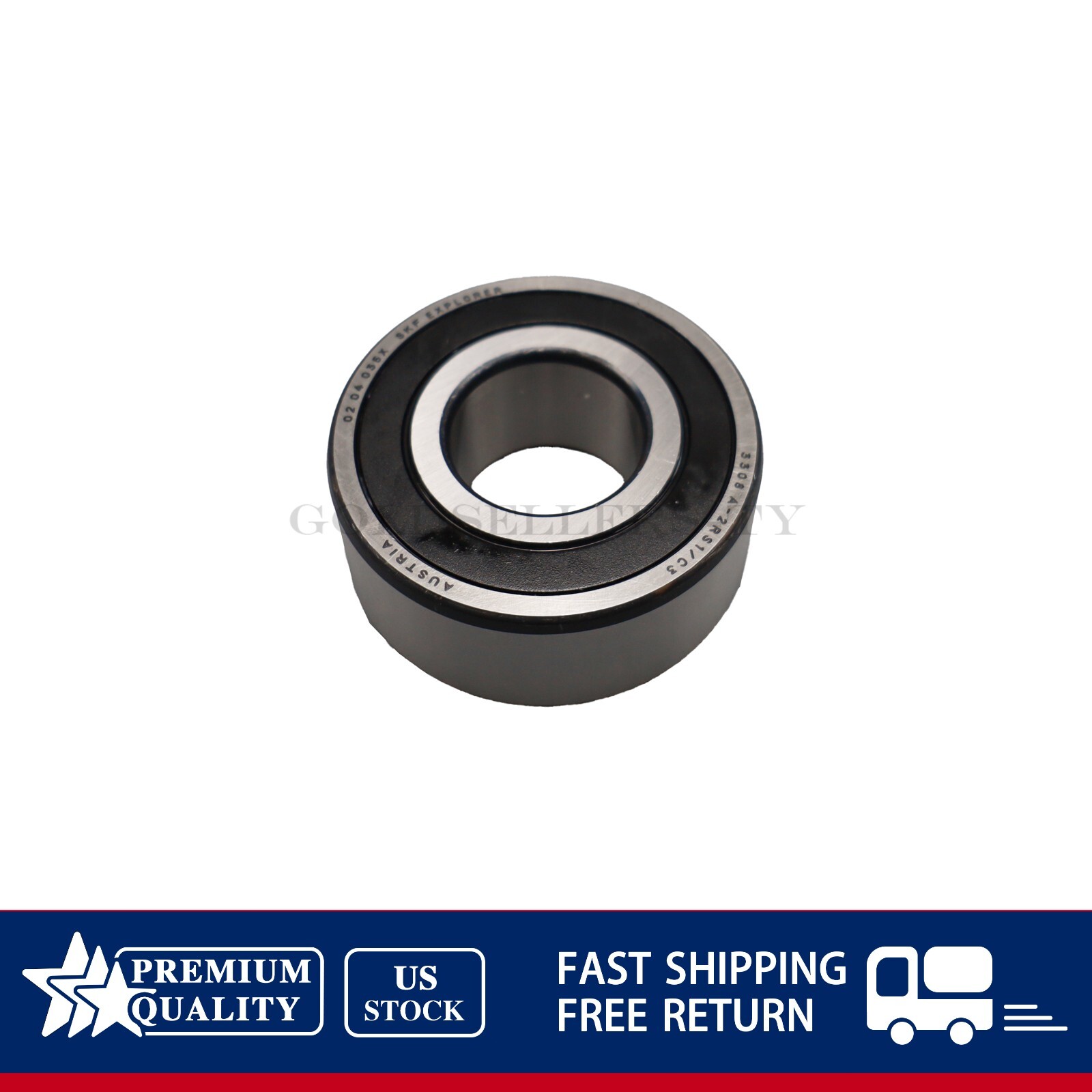 NEW Double Row Angular Contact Ball Bearing 40x90x36.5mm Fits SKF 3308A2RS1/C3