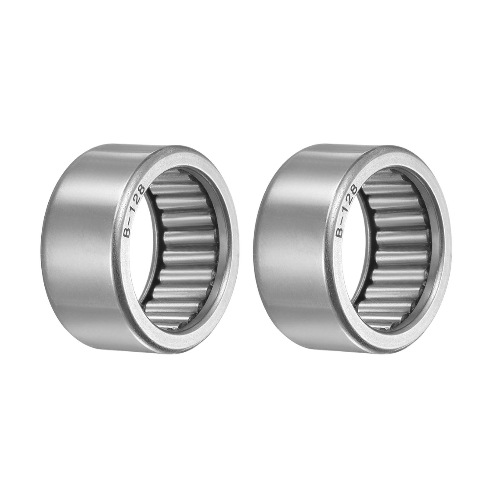 B128 Needle Roller Bearings 3/4″ x 1″ x 1/2″ Full Complement Drawn Cup 2pcs