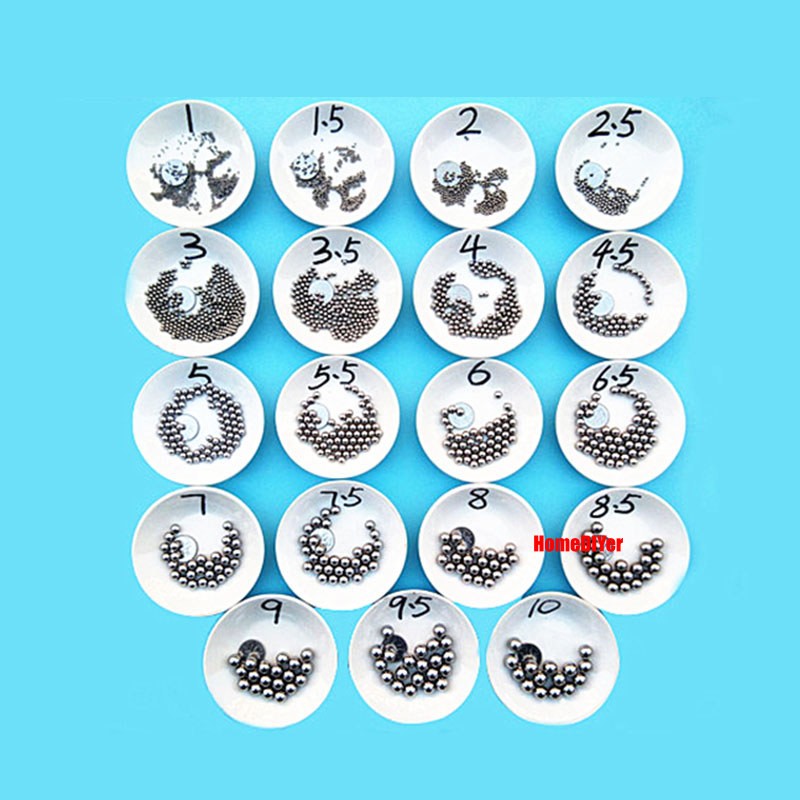 High-Precision 304 Stainless Steel Bearings Balls Solid Metal Ball Dia 1mm-90mm